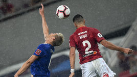 28 июля. Москва. Тушино. "Спартак" - "Оренбург" - 1:0. В игре новичок красно-белых, автор победного гола Самюэль ЖИГО (№2).