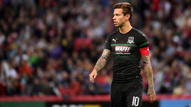 29 июля. Казань. "Рубин" - "Краснодар" - 2:1. Капитан "быков" нападающий Федор СМОЛОВ.