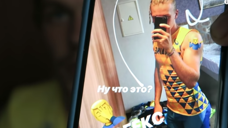 Бегун Антон Грабовский в Инстаграме раскритиковал новую форму национальной команды, за что был дисквалифицирован от всех официальных стартов на 6 месяцев. Фото Инстаграм Бегун Антон Грабовский в Инстаграме раскритиковал новую форму национальной команды, за что был дисквалифицирован от всех официальных стартов на 6 месяцев. Фото Инстаграм