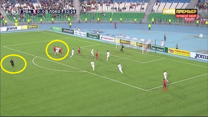 Фол Миранчука. Фол Миранчука.