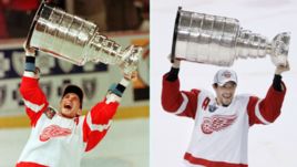 Увековечит ли "Детройт" номера Сергея ФЕДОРОВА (слева) и Павла ДАЦЮКА?