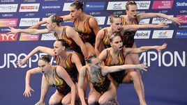 4 августа. Глазго. Сборная России по синхронному плаванию.