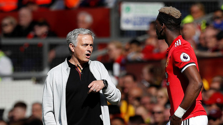 Жозе МОУРИНЬЮ и Поль ПОГБА. Фото REUTERS Жозе МОУРИНЬЮ и Поль ПОГБА. Фото REUTERS