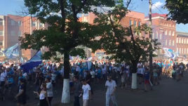 "Зенит" устроил шествие по Минску