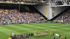 Четверг. Арнем. "Витесс" - "Базель" - 0:1. Красочный перфоманс перед игрой.