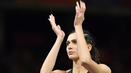 10 августа. Берлин. Мария ЛАСИЦКЕНЕ после победы на чемпионате Европы.