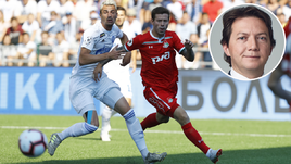 12 августа. Оренбург. "Оренбург" - "Локомотив" - 1:0. Федор СМОЛОВ (справа) и Сильва БЕГИЧ.