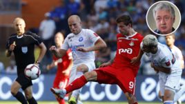 12 августа. Оренбург. "Оренбург" - "Локомотив" - 1:0. Федор СМОЛОВ (в центре).