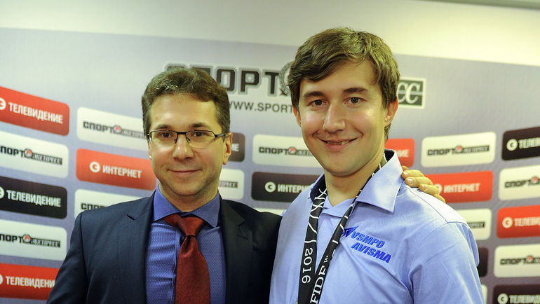 Кирилл ЗАНГАЛИС и Сергей КАРЯКИН. Фото Алексей ИВАНОВ Кирилл ЗАНГАЛИС и Сергей КАРЯКИН. Фото Алексей ИВАНОВ