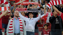 14 августа. Москва. Тушино. "Спартак" - ПАОК - 0:0. Фанаты красно-белых снова не увидят команду в Лиге чемпионов.