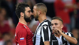 Вторник. Москва. "Спартак" - ПАОК - 0:0. Красно-белые не смогли пройти греческую команду в Лиге чемпионов.