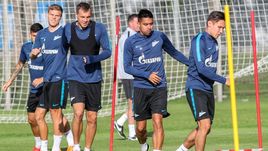 Сегодня. Санкт-Петербург. Тренировка "Зенита".