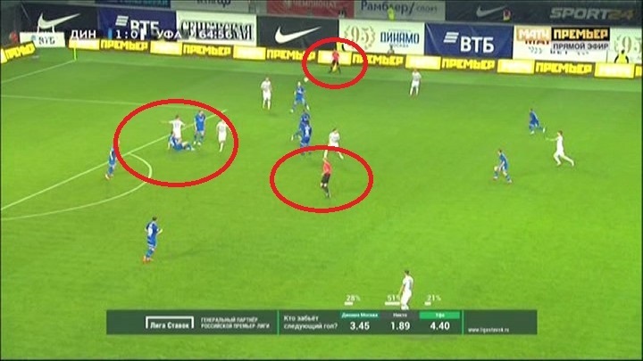 Момент с нарушением Кротовым правил. Момент с нарушением Кротовым правил.