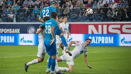 Четверг. Санкт-Петербург. "Зенит" – "Мольде" - 3:1. 71-я минута. Артем ДЗЮБА (№ 22) сравнивает счет в матче.