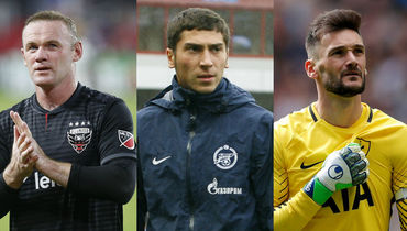 Уэйн РУНИ, Алексей ИОНОВ и Юго ЛЛОРИС.