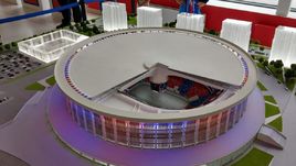 Проект нового стадиона СКА на 22400 зрителей.