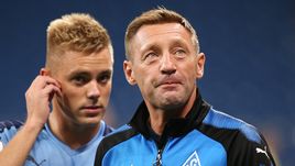 Главный тренер "Крыльев Советов" Андрей ТИХОНОВ (справа) и его сын Михаил.