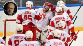 Хоккеисты "Спартака".