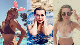 Хоккеистки в купальниках. Вы только посмотрите на это