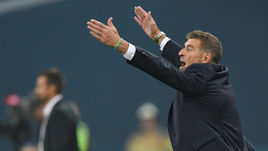 2 сентября. Санкт-Петербург. "Зенит" - "Спартак" - 0:0. Эмоции Массимо КАРРЕРЫ.