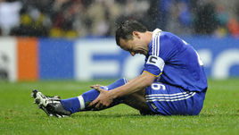 21 мая 2008. Москва. Финал Лиги чемпионов. Промах Джона Терри в послематчевой серии пенальти.