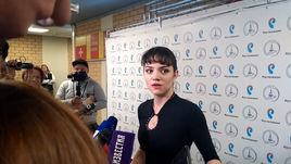 Евгения Медведева: "Впечатления отличные. Я дома!".