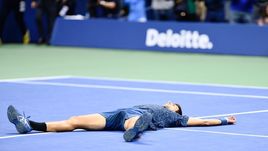 Новак Джокович после победы.