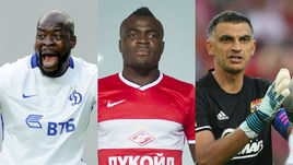 Кристофер Самба, Эммануэл Эменике и Владимир Габулов.