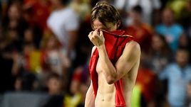 11 сентября. Эльче. Испания - Хорватия - 6:0. Капитан хорватов Лука Модрич.