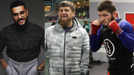 Тимати, Рамзан Кадыров, Хабиб Нурмагомедов.