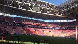 Как стадион "Галатасарая" готовят к матчу с "Локомотивом"