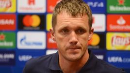 18 сентября. Пльзень. Пресс-конференция главного тренера ЦСКА Виктора Гончаренко перед матчем с "Викторией".