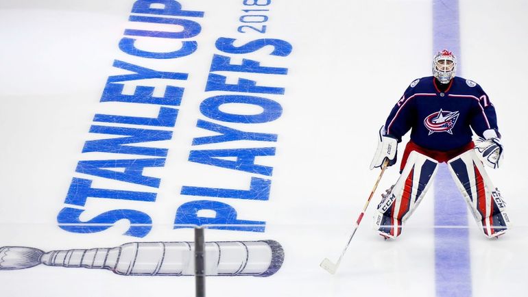 17 апреля. Коламбус. Сергей Бобровский. Фото AFP 17 апреля. Коламбус. Сергей Бобровский. Фото AFP