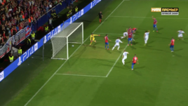 Отмененный гол ЦСКА на 85-й минуте.