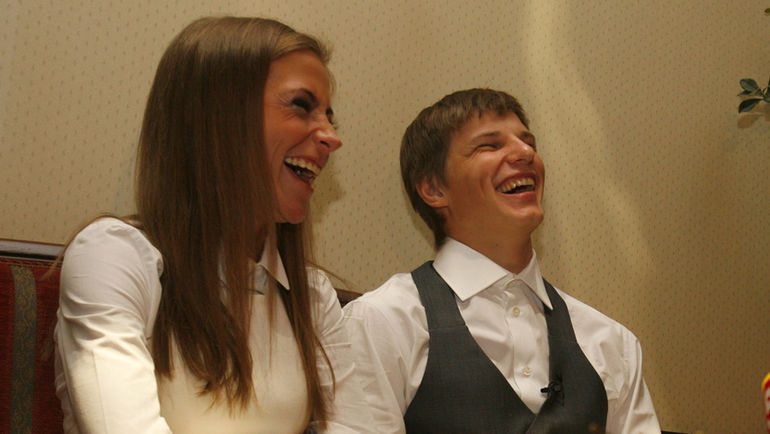 Юлия Барановская и Андрей Аршавин. Фото AFP Юлия Барановская и Андрей Аршавин. Фото AFP