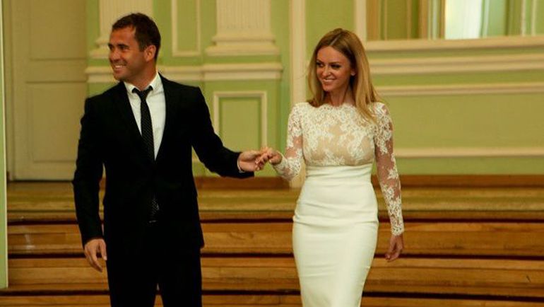 Александр Кержаков и Милана Тюльпанова. Фото из личного архива Миланы Александр Кержаков и Милана Тюльпанова. Фото из личного архива Миланы