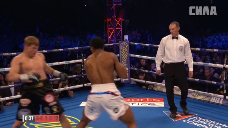 Эпизод боя Энтони Джошуа - Александр Поветкин. Эпизод боя Энтони Джошуа - Александр Поветкин.
