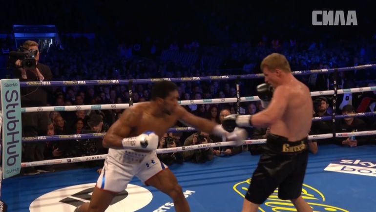 Эпизод боя Энтони Джошуа - Александр Поветкин. Эпизод боя Энтони Джошуа - Александр Поветкин.