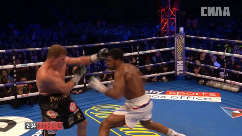 Эпизод боя Энтони Джошуа - Александр Поветкин. Эпизод боя Энтони Джошуа - Александр Поветкин.
