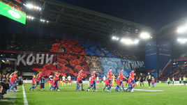 23 сентября. Москва. ЦСКА - "Спартак" - 1:1. Перформансы болельщиков армейцев.