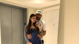 Александр Овечкин и его жена Анастасия.