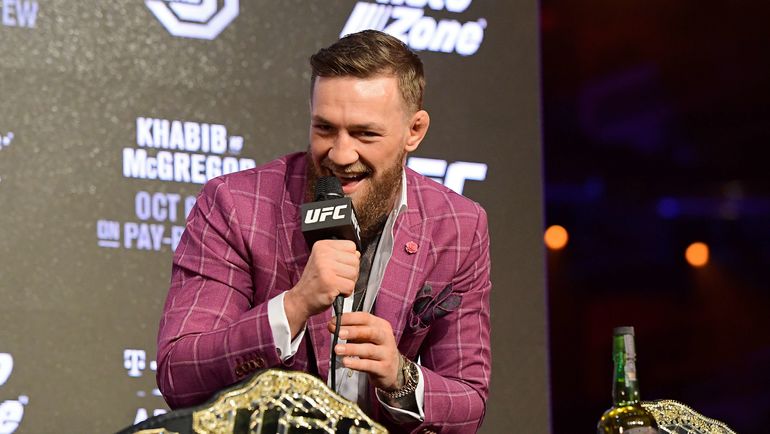 20 сентября. Лас-Вегас. Конор Макгрегор. Фото AFP 20 сентября. Лас-Вегас. Конор Макгрегор. Фото AFP