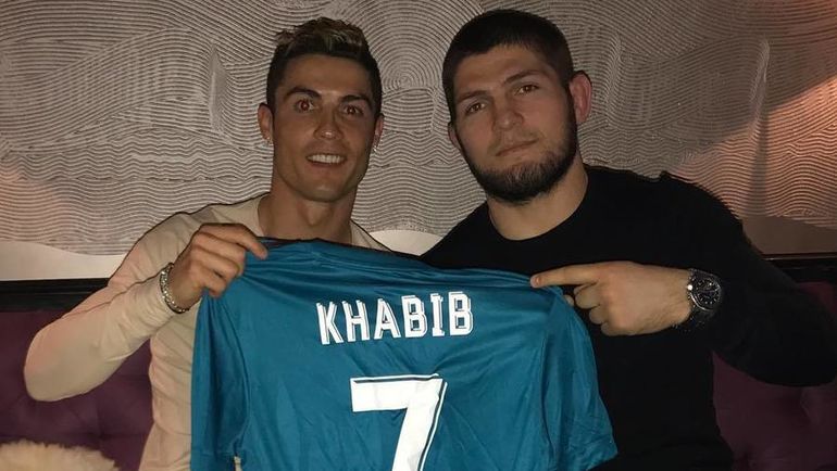 Хабиб Нурмагомедов и Криштиану Роналду. Фото instagram.com Хабиб Нурмагомедов и Криштиану Роналду. Фото instagram.com