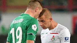 29 сентября. Москва. "Локомотив" - "Ахмат" - 2:0. Олег Иванов и Дмитрий Баринов.