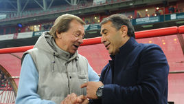 29 сентября. Москва. "Локомотив" – "Ахмат" – 2:0. Юрий Семин и Рашид Рахимов.