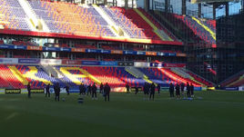 Тренировка ЦСКА перед матчем с "Реалом"