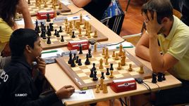 Партия в шахматы.