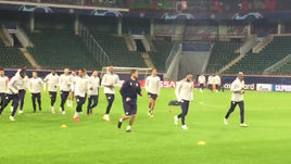 Тренировка "Шальке" перед "Локомотивом" 