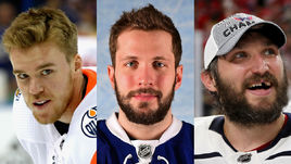 Коннор Макдэвид, Никита Кучеров, Александр Овечкин.