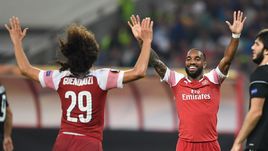 "Арсенал" обыграл "Карабах" в Лиге Европы.